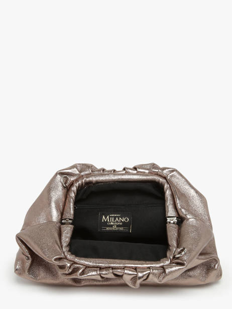 Sac Bandoulière Nine Cuir Milano Argent nine NI23112 vue secondaire 3