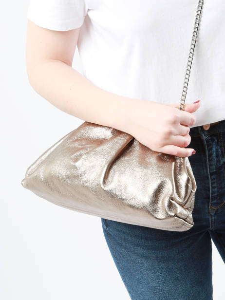 Sac Bandoulière Nine Cuir Milano Argent nine NI23112 vue secondaire 1