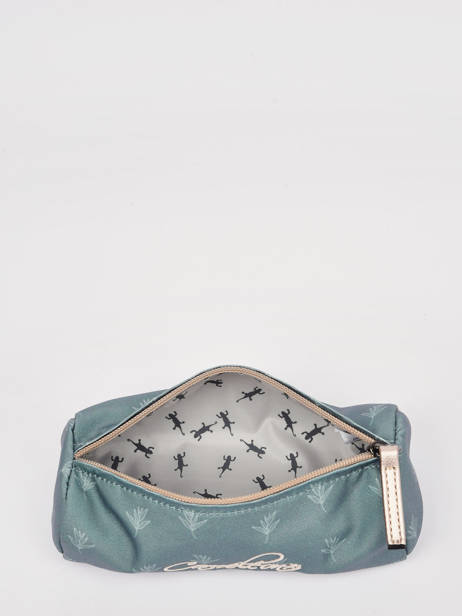  Pencil Pouch 1 Compartment Cameleon Green vintage fantasy PBVGSTRO other view 1