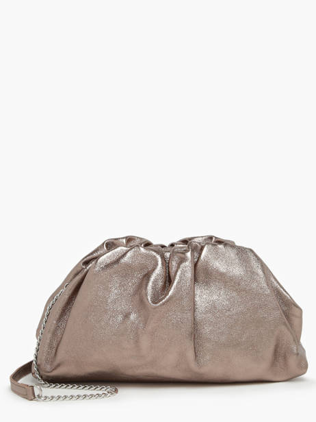 Sac Bandoulière Nine Cuir Milano Argent nine NI23112
