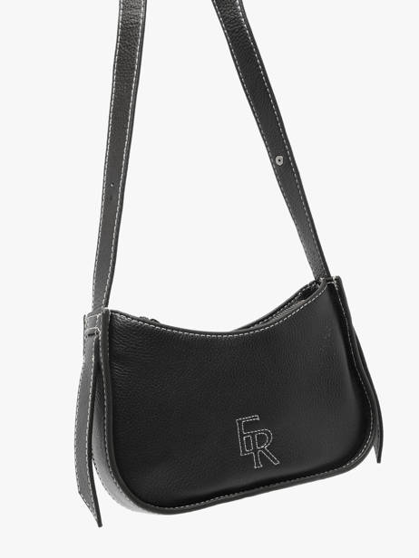 Sac Bandoulière Foudre Cuir Etrier Noir foudre EFOD089S vue secondaire 2