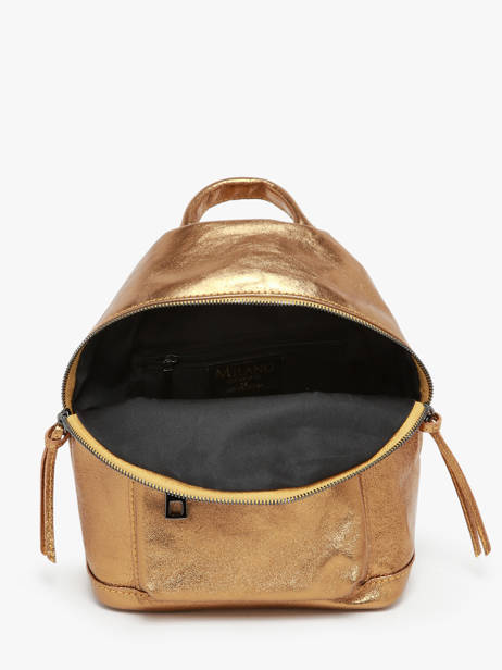 Sac à Dos Nine Cuir Milano Or nine NI23066 vue secondaire 3