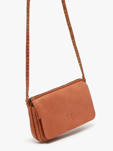 Sac Bandoulière Leather Cuir Biba Marron leather BET6L vue secondaire 2