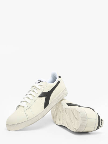 Sneakers Game Low Wax En Cuir Diadora Blanc unisex 178301 vue secondaire 2