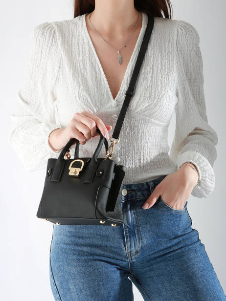 Sac Bandoulière Xs Equestre Cuir Etrier Noir equestre EEQT142X vue secondaire 1