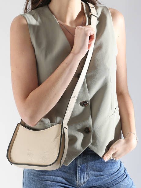 Sac Bandoulière Foudre Cuir Etrier Beige foudre EFOD089S vue secondaire 1