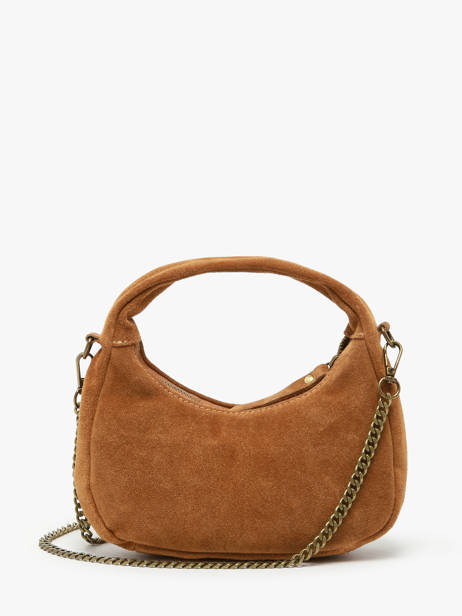 Sac Bandoulière Velvet Cuir Milano Marron velvet VE24113 vue secondaire 4