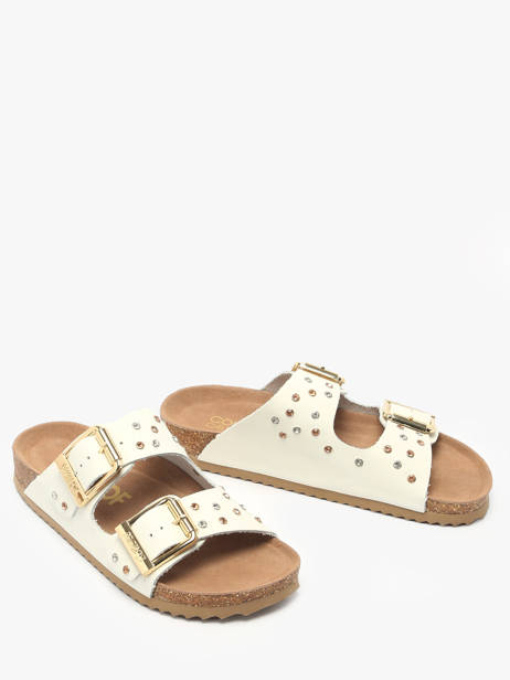 Mules Fusbett Colors of california Blanc women HCBIO501 vue secondaire 1