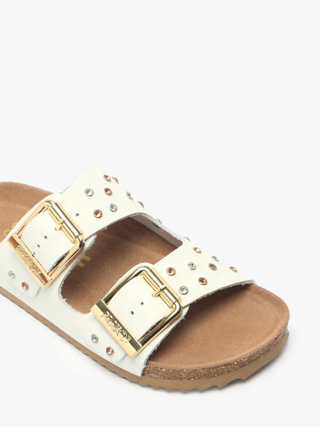 Mules Fusbett Colors of california Blanc women HCBIO501 vue secondaire 2