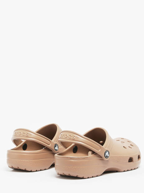 Mules Classic Bone Crocs Marron women 10001 vue secondaire 2