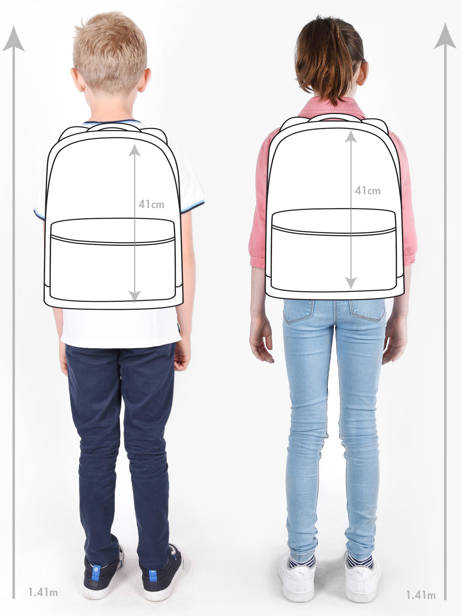 Sac à Dos 1 Compartiment Jeune premier Rose daydream girls G vue secondaire 1