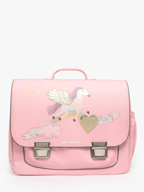 Cartable 2 Compartiments Jeune premier Rose classics C