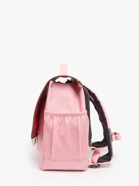 Cartable 2 Compartiments Jeune premier Rose classics C vue secondaire 2