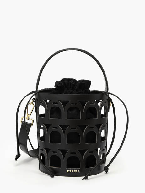 Sac Seau Epona Cuir Etrier Noir epona EEPO136M