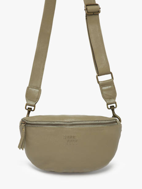 Sac Banane Cow Cuir Basilic pepper Vert cow BCOW55 vue secondaire 2