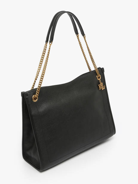 Sac Porté épaule Bradley Cuir Lauren ralph lauren Noir bradley 31969352 vue secondaire 1