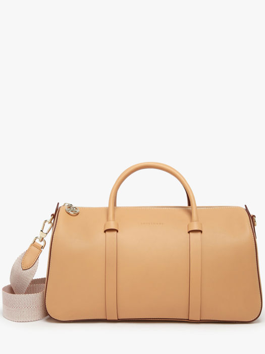 Longchamp Daylong chevron Sacs porté main Beige