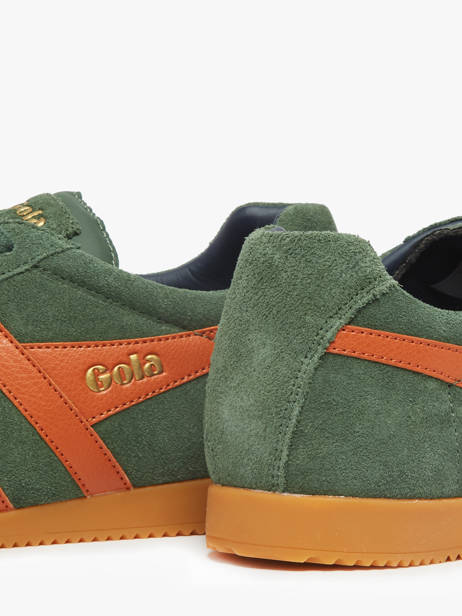 Sneakers Harrier En Cuir Gola Vert men CMA192 vue secondaire 3