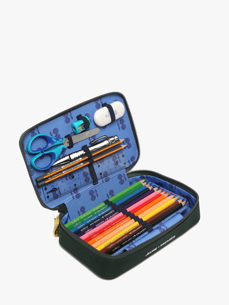 Trousse Rempli 1 Compartiment Jeune premier Vert daydream boys B vue secondaire 1