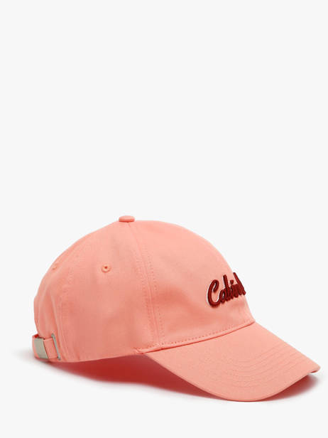 Casquette Calvin klein jeans Orange accessoires 4K5044G vue secondaire 1
