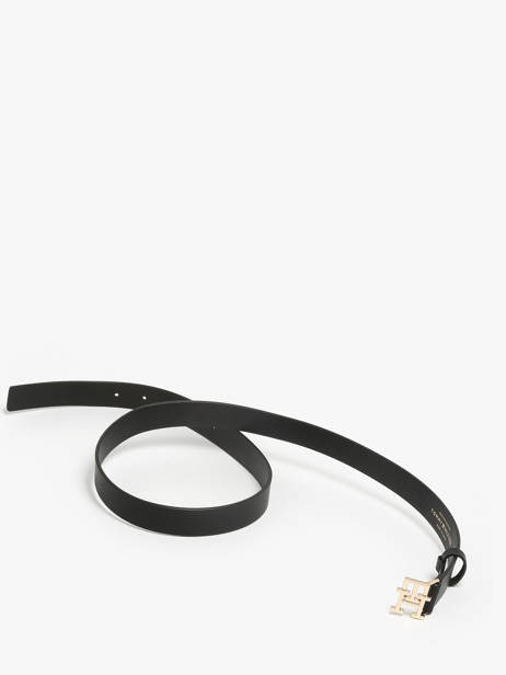 Ceinture Tommy hilfiger Noir th logo AW17496 vue secondaire 3