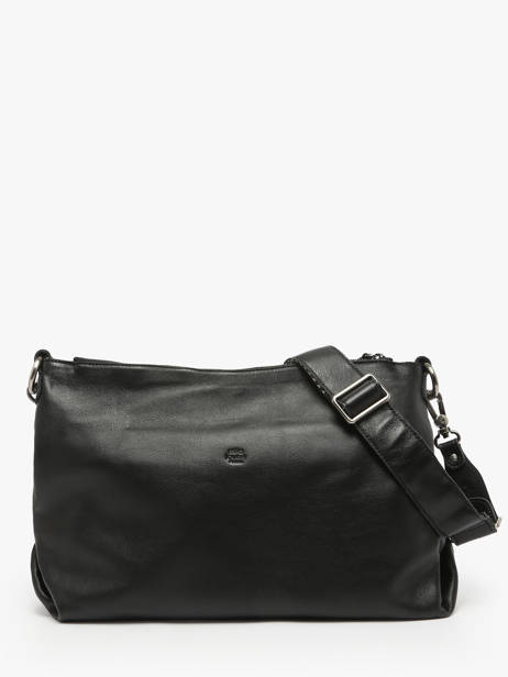 Sac Bandoulière Vintage Cuir Mila louise Noir vintage 3822KRC vue secondaire 4