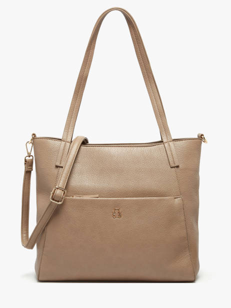 Sac Porté épaule Soft Lulu castagnette Marron soft ZACARI