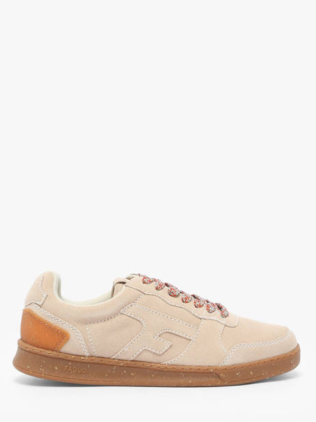 Sneakers En Cuir Faguo Beige men 25CG0202