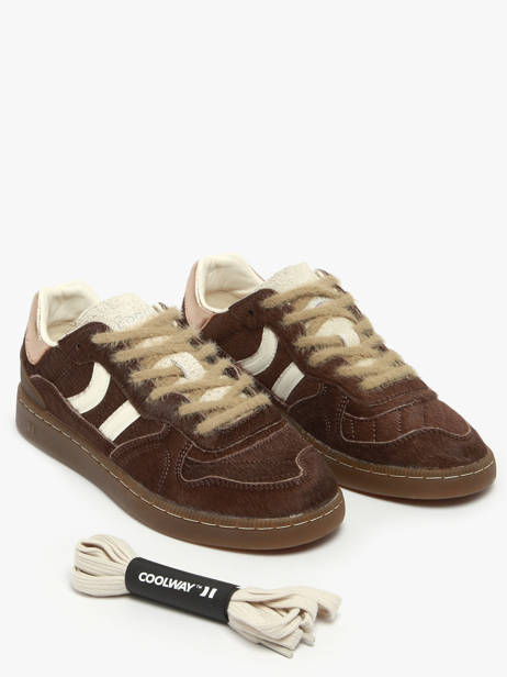 Sneakers En Cuir Coolway Marron women 7623298 vue secondaire 2