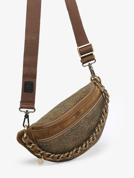 Sac Banane Mila louise Marron vintage 23689PAV vue secondaire 2