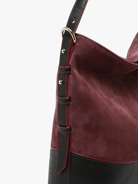 Sac Porté épaule Serena Cuir Daim Nathan baume Violet vogue 6 vue secondaire 3