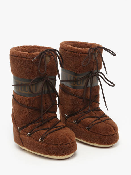 Bottes De Ski Moon boot Marron women D1403080 vue secondaire 1
