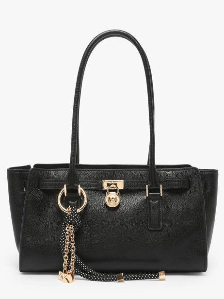 Sac Porté épaule Hamilton Cuir Michael kors Noir hamilton F5GNXT0L