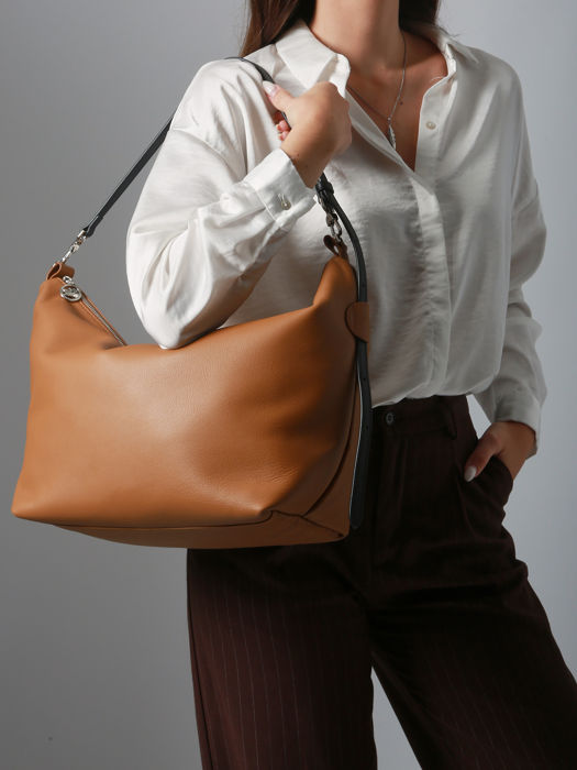 Longchamp Besace longchamp cuir Besaces Marron