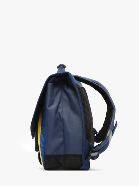 Cartable 2 Compartiments Pokemon Bleu pikachu eclair 23AK203A vue secondaire 2