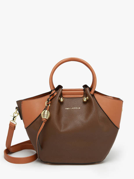 Sac Bandoulière Gretel Ted lapidus Marron gretel TLAU8931
