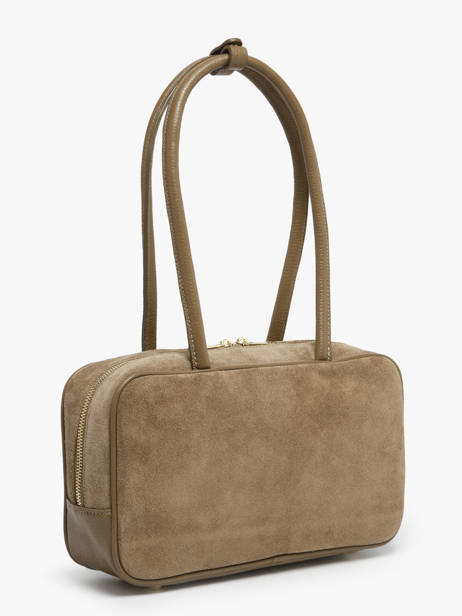 Sac Porté épaule Velvet Caviar Cuir Milano Marron velvet caviar VC25093 vue secondaire 2