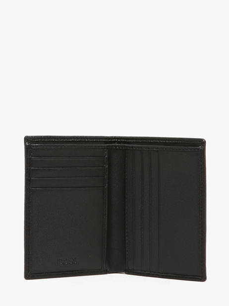 Porte-cartes Cuir Hugo boss Noir grained HLE416A vue secondaire 1