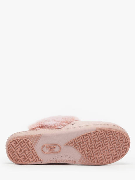 Chaussons Isotoner Rose women 97416 vue secondaire 4