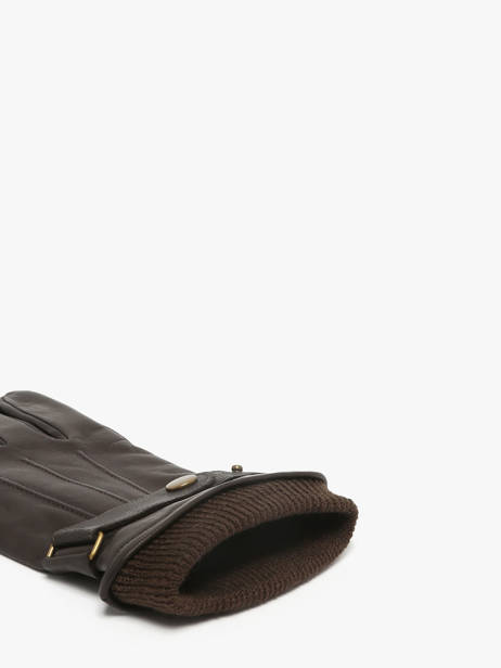 Gants Isotoner Marron men gloves 85234 vue secondaire 1