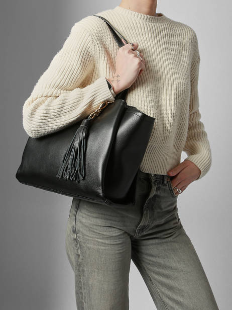 Sac Porté épaule Helena Cuir Francinel Noir helena 22947 vue secondaire 1