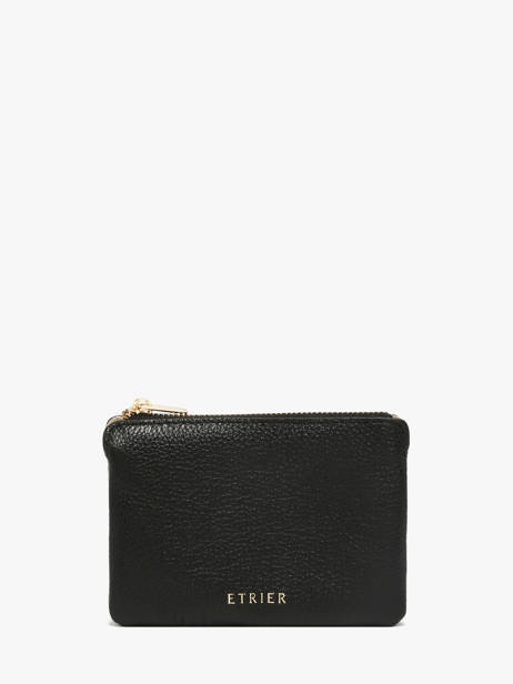Porte-monnaie Tradition Cuir Etrier Noir tradition ETRA421S