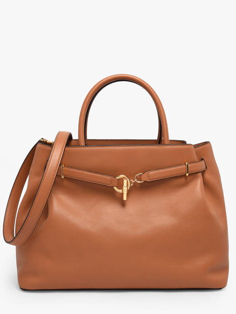 Sac Porté Main Large Blake Cuir Lauren ralph lauren Marron blake 31P03417