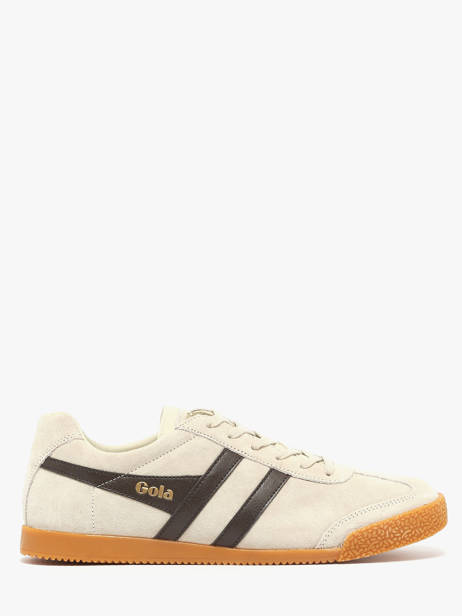 Sneakers Harrier En Cuir Gola Beige men CMA192