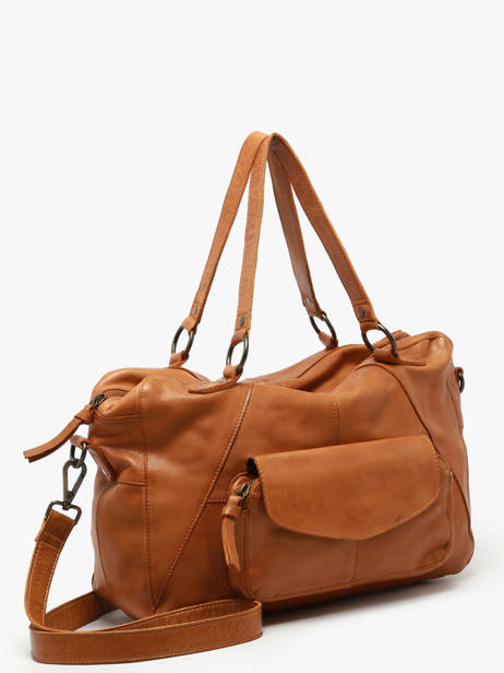 Sac Shopping Fatima Cuir Pieces Marron fatima 17090746 vue secondaire 2