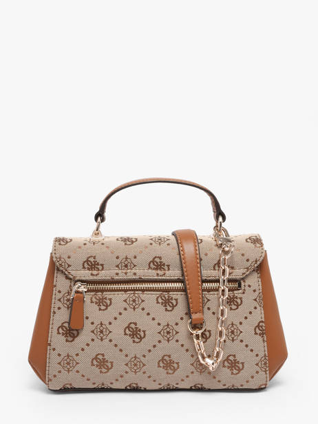 Sac Bandoulière Melinda Logo Polyester Guess Marron melinda logo JP990220 vue secondaire 4