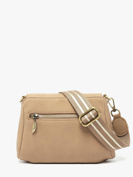 Sac Bandoulière Camomille Pearl Woomen Beige camomille pearl WCAE06 vue secondaire 4