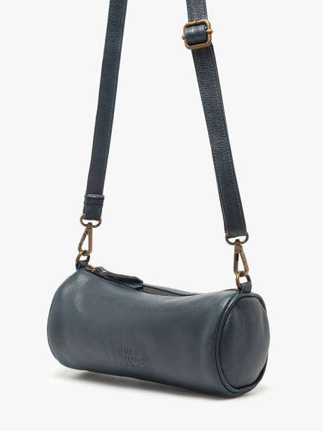 Sac Bandoulière Cow Cuir Basilic pepper Bleu cow BCOW87 vue secondaire 2