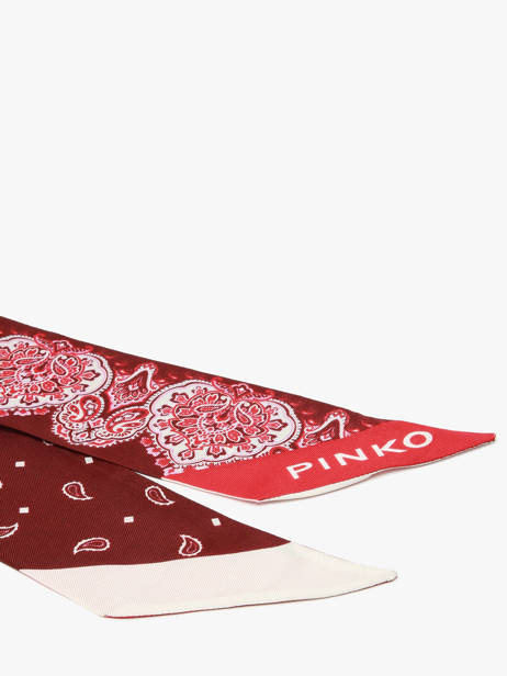 Ruban De Sac Bandana Ribbon Pinko Rouge logo shopper 6653A38G vue secondaire 1