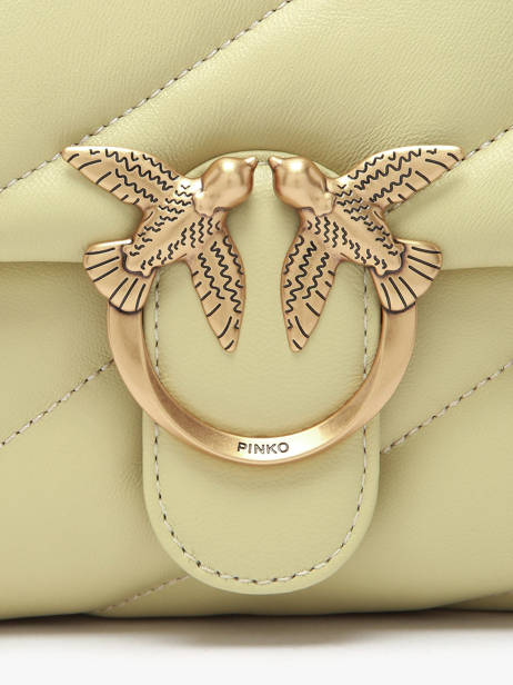 Sac Bandoulière Love Bag Puff  Pinko Vert love bag puff A0F2 vue secondaire 3